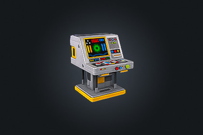 SCI-FI Control Panel V1 - Futuristic| Game Ready PBR | Built-In & URP Compatible