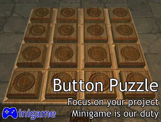 Button Puzzle Minigame | Packs | Unity Asset Store