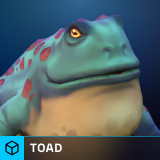 Stylized Fantasy Toad