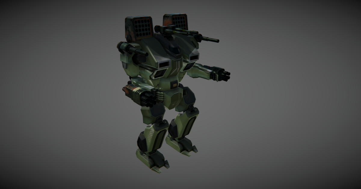 Mech Unity Wars Modular Battle Mech 2 | 3D Robots | Unity Asset Store
