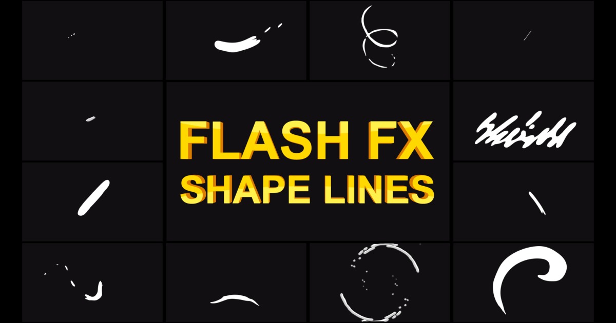 Shape Lines Pack | 불 & 폭발 | Unity Asset Store