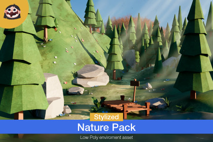 Low Poly Nature Pack -assets model