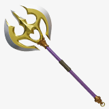 Battle Axe 06 Gold URP HDRP Textures