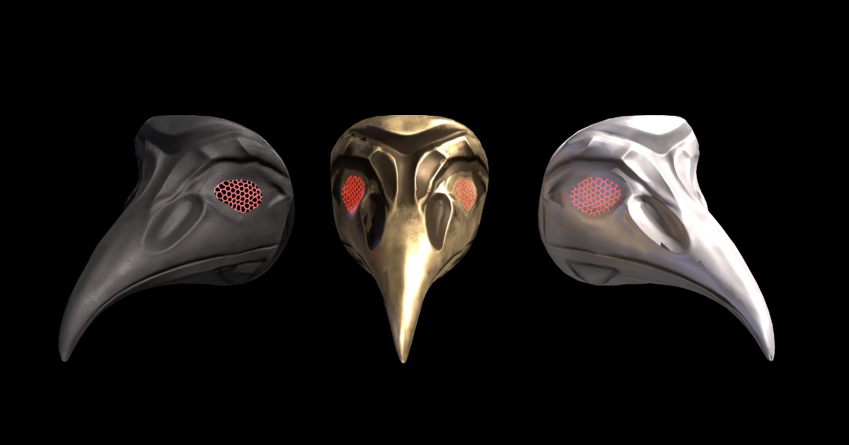 Plague Doctor Mask 1 | Props | Unity Asset Store