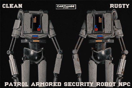 Patrol Armored Security Robot NPC