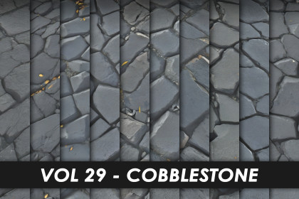 Realistic Textures - Vol 29 - Cobblestone