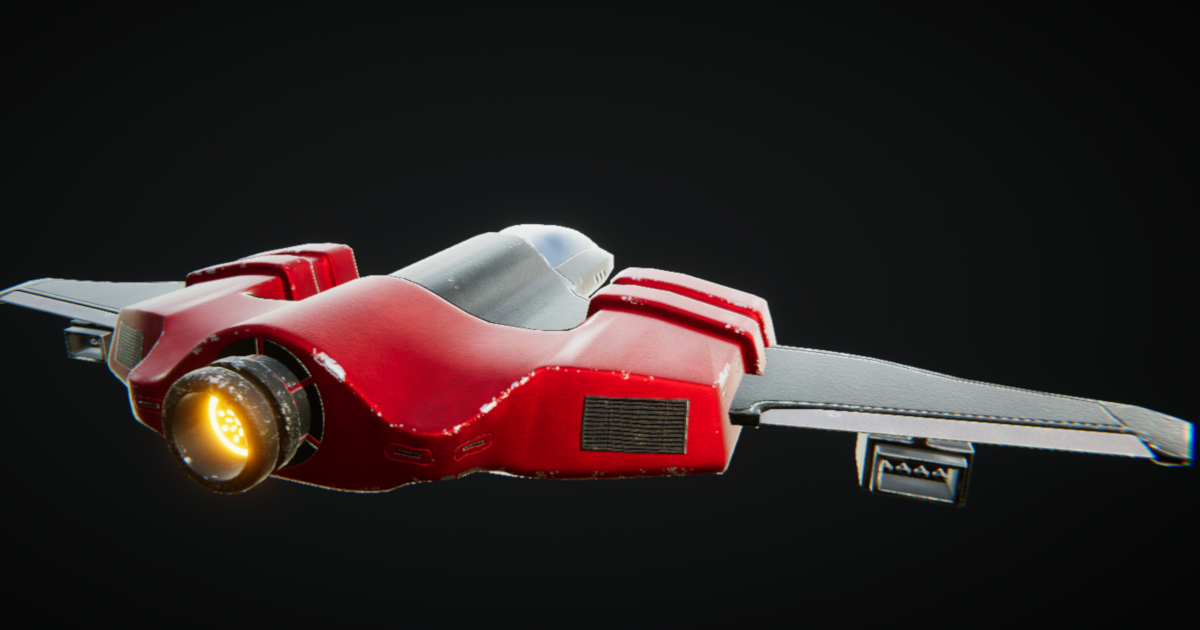 SciFi Spaceship Fighter | 3D Air | Unity Asset Store