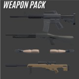mid/high poly rigged weapons pack