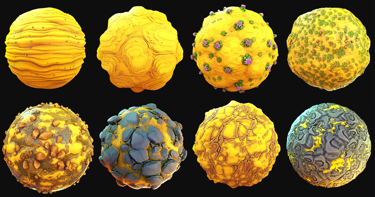 Stylized Materials Nature VOL.03 | 2D Textures & Materials | Unity ...