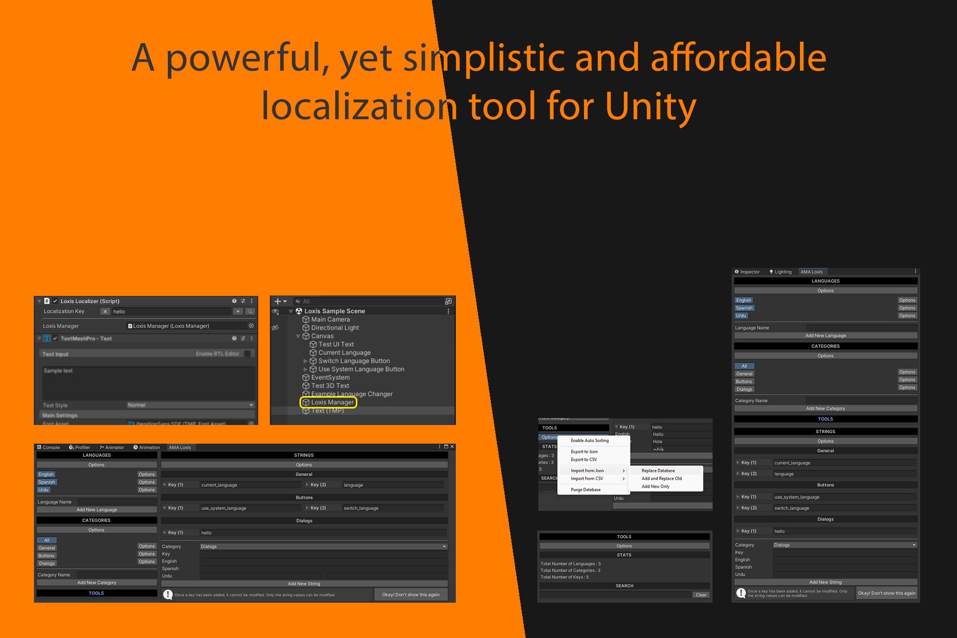 AMA Loxis | Localization | Unity Asset Store