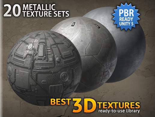 20 Metallic textures | 2D Metals | Unity Asset Store