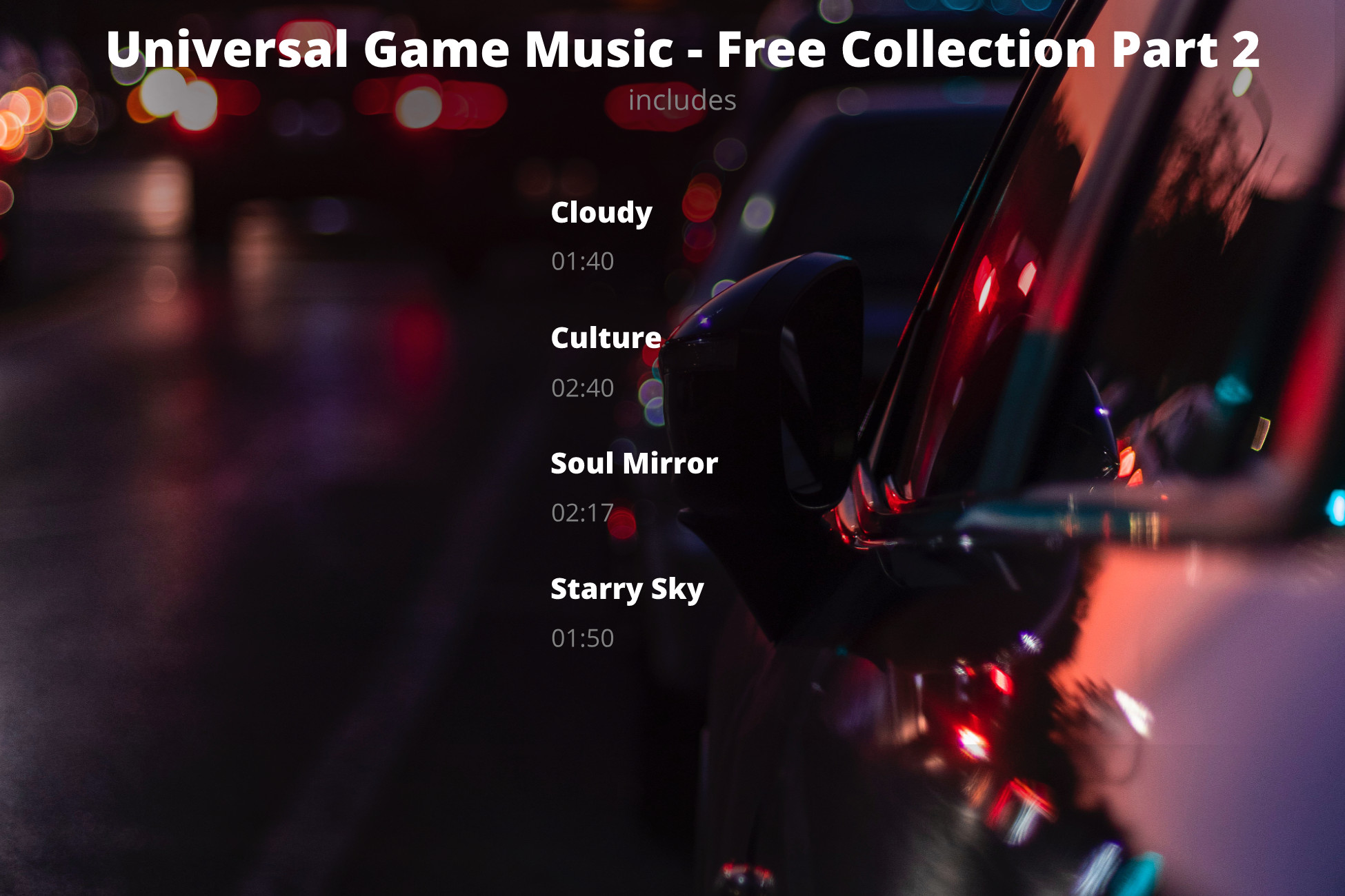 Universal Game Music Free Collection Part 2 World Music Unity
