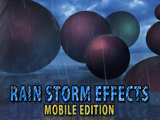 Rain Ripple Effect Unity Rain Storm - Mobile Edition | Environment | Unity Asset Store