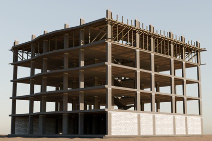 Egyptian Core And Shell Building