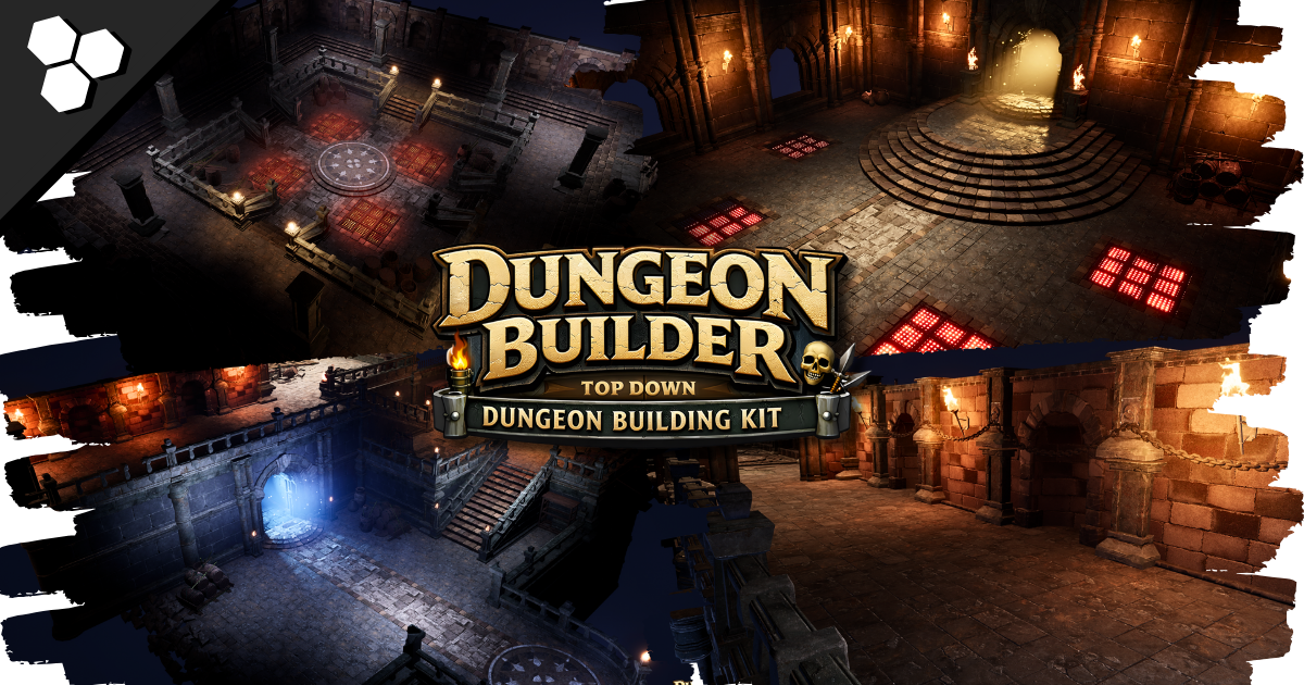 Guild Rpg Dungeon Builder: Modular Top Down RPG Environment Kit (Dungeon, Modular ...