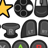 GamePad and Keyboard Input Sprites for TextMesh Pro