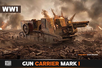 WW1 Gun Carrier Mark I Vehicle/Tank