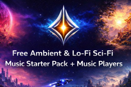 Free Ambient & Lo-Fi Sci-Fi Music Starter Pack + Music Players