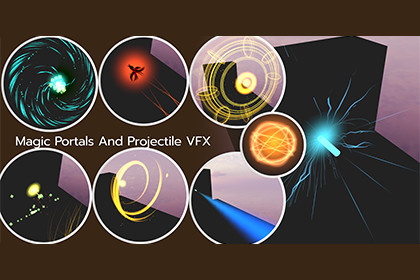 Magic Portals And Projectile VFX - Spell Collection Particle System