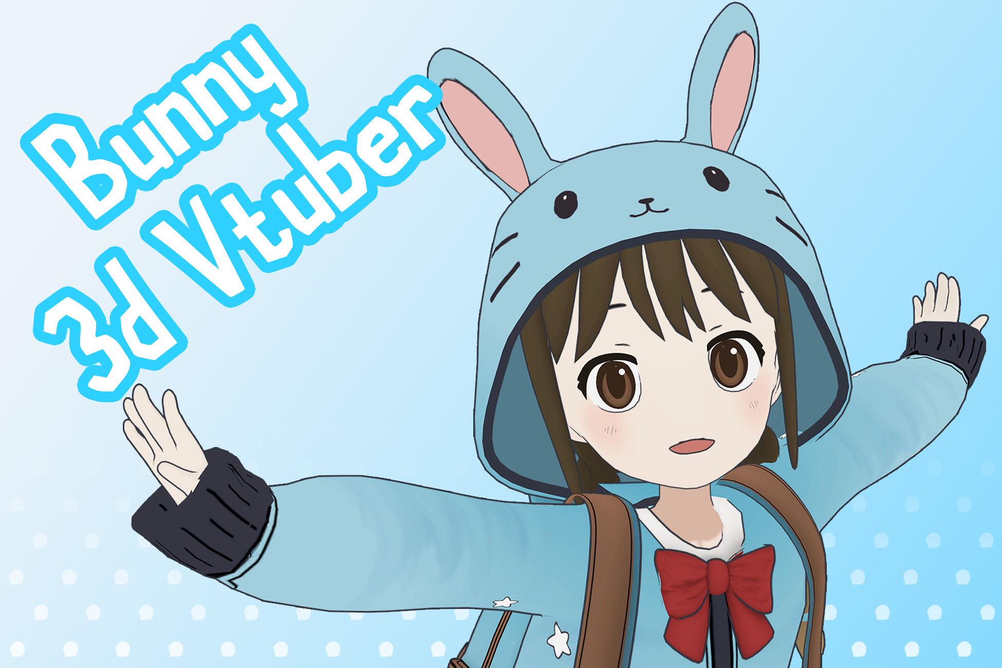 Vtuber Rabbit Butler Cute Bunny 3D Vtuber Character | 3D Humanoids | Unity Asset Store