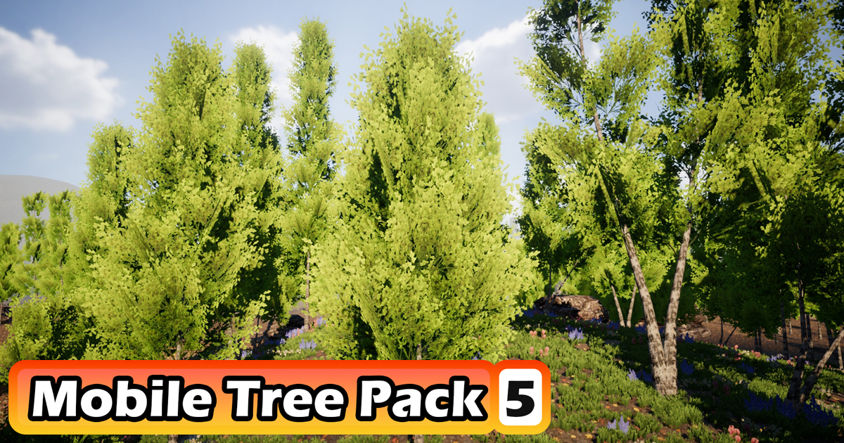 Mobile Tree Pack 5 (for URP)