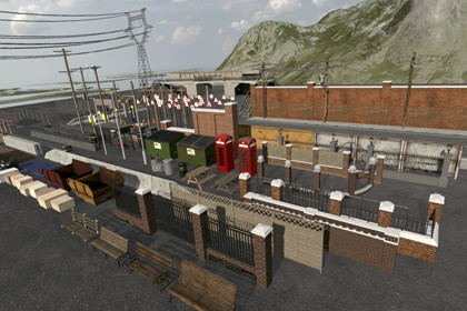 Modular Road, Street, Walls & Traffic Props