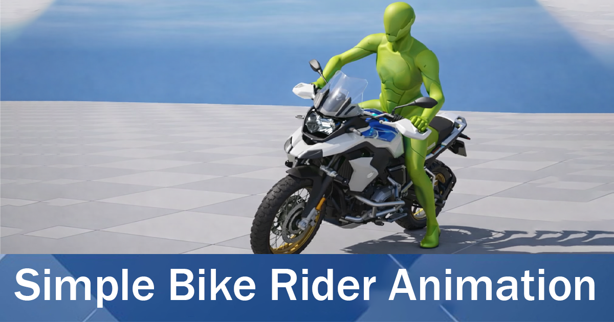 The Rider Animation Simple Bike Rider Animation | 3D Animations | Unity Asset Store