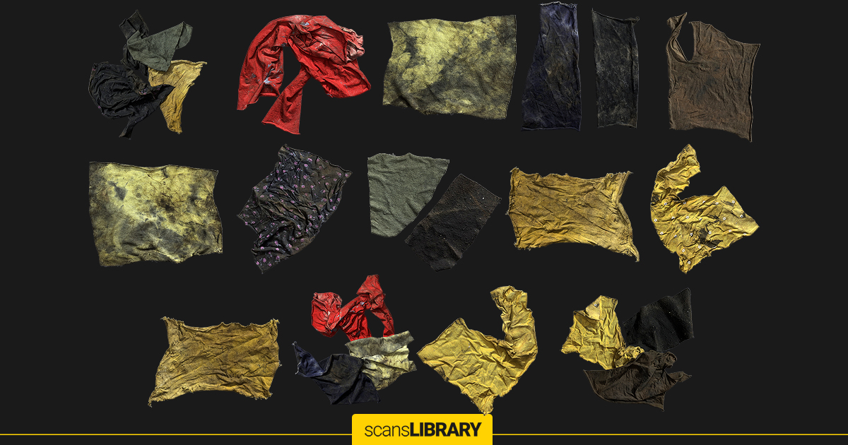 Dirty Cloth Scans | 2D Textures & Materials | Unity Asset Store