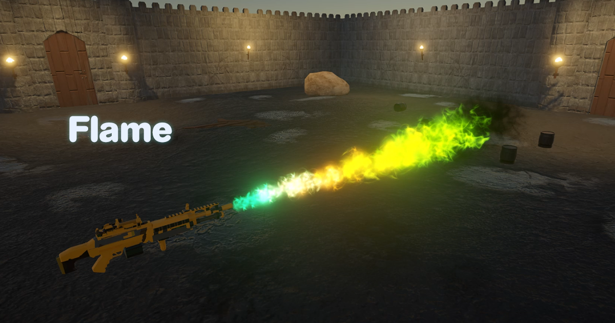 Flame vfx-Gun flame effects | VFX Particles | Unity Asset Store