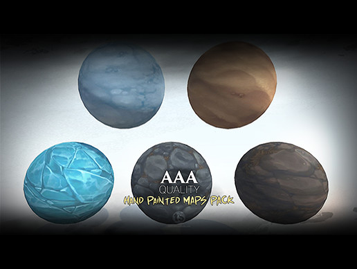 5* AAA Hand Painted Maps Pack 1 | 2D Textures & Materials | Unity Asset ...