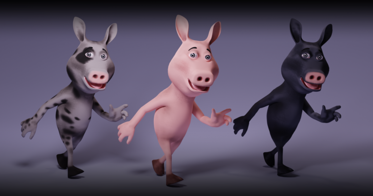 Pig Unity Toon Humanoid Pig PBR | Characters | Unity Asset Store