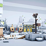 EpicMobile 3d Voxel Forest And Atolls - Winter Set