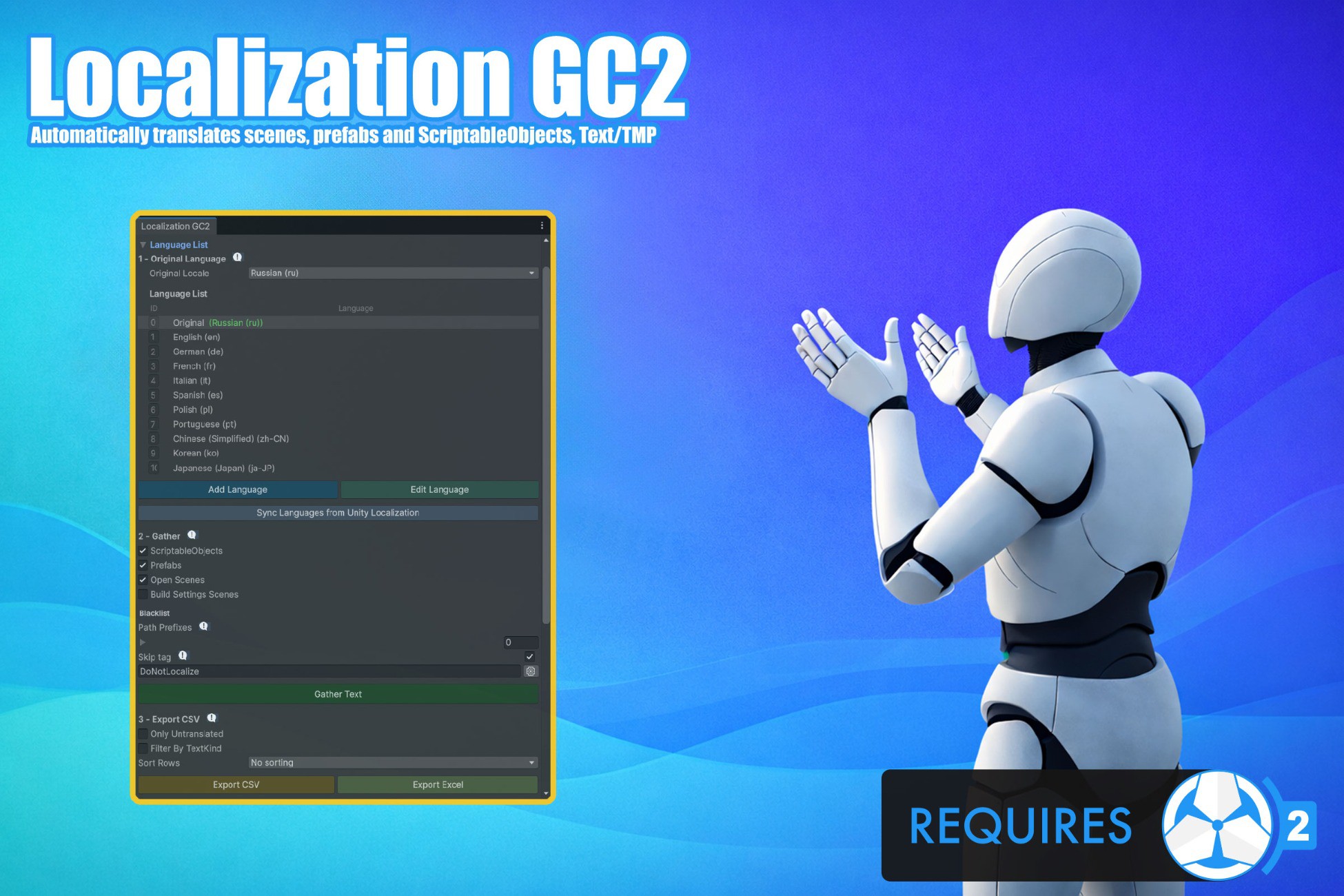 Localization GC2 | Visual Scripting | Unity Asset Store