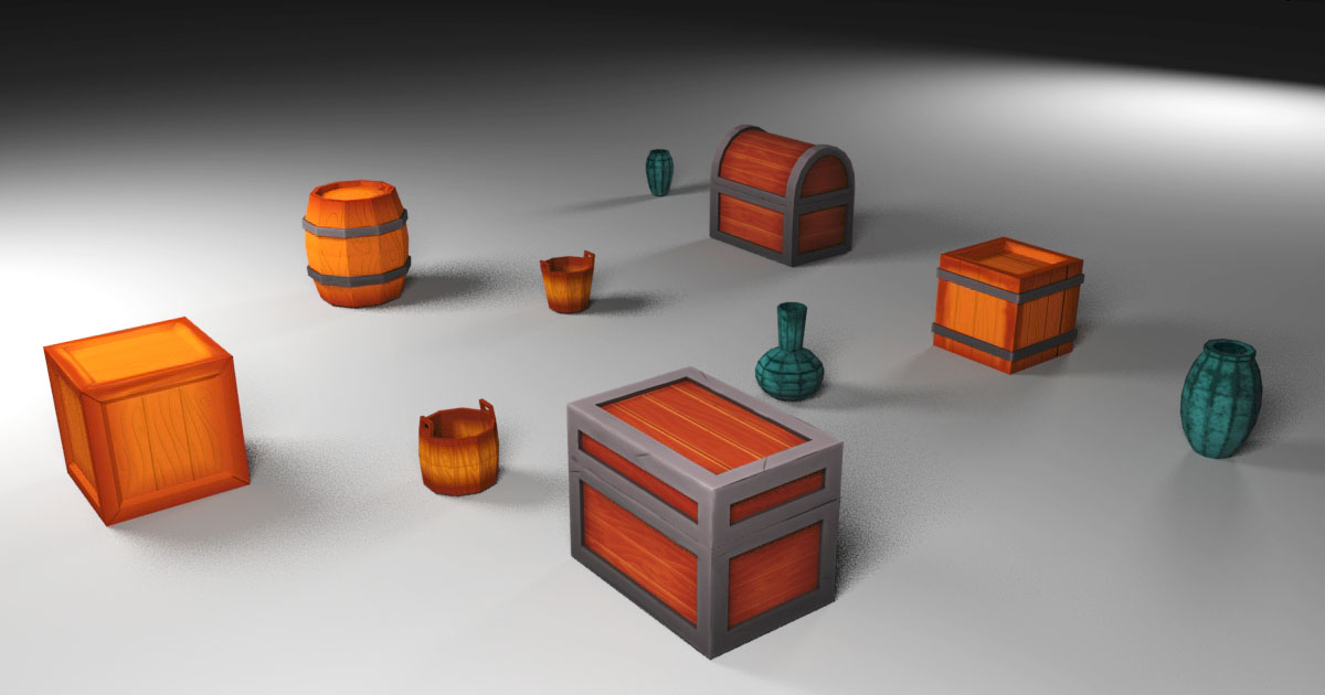 Story Base game low poly common props | 3D Props | Unity Asset Store