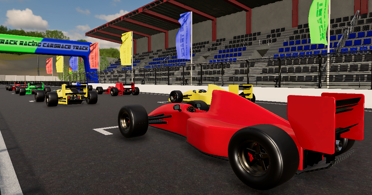 Race track - racing cars | 3D Land | Unity Asset Store