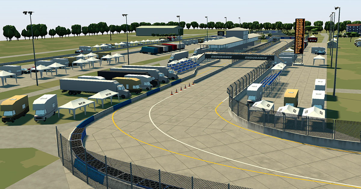 Cartoon Race Track Sebring | 3D Roadways | Unity Asset Store