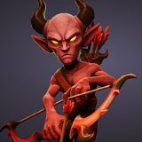 Demon Archer - Game ready character