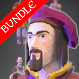 Lowpoly NPCs Bundle MEDIEVAL FANTASY SERIES