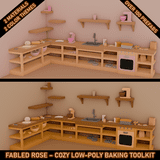 Fabled Rose - Cozy Lowpoly Baking - Toolkit