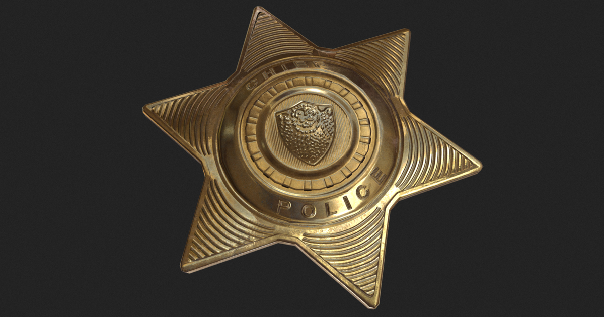 Police Badge | 3D Characters | Unity Asset Store