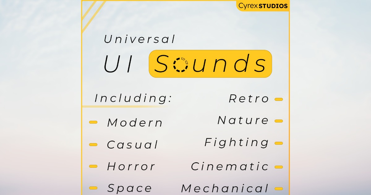 UI Sounds Pack | Audio Sound FX | Unity Asset Store