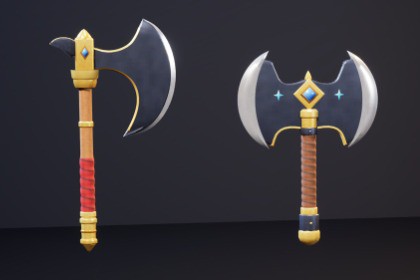 Stylized Melee Weapons - 27 Weapons + Rigged Bows