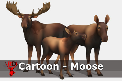 Cartoon - Moose