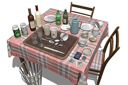 Tables with stuff