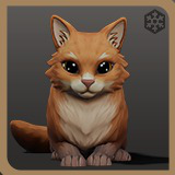 Animated Stylized Cat