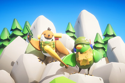 Tiny Bird Duo PBR Polyart