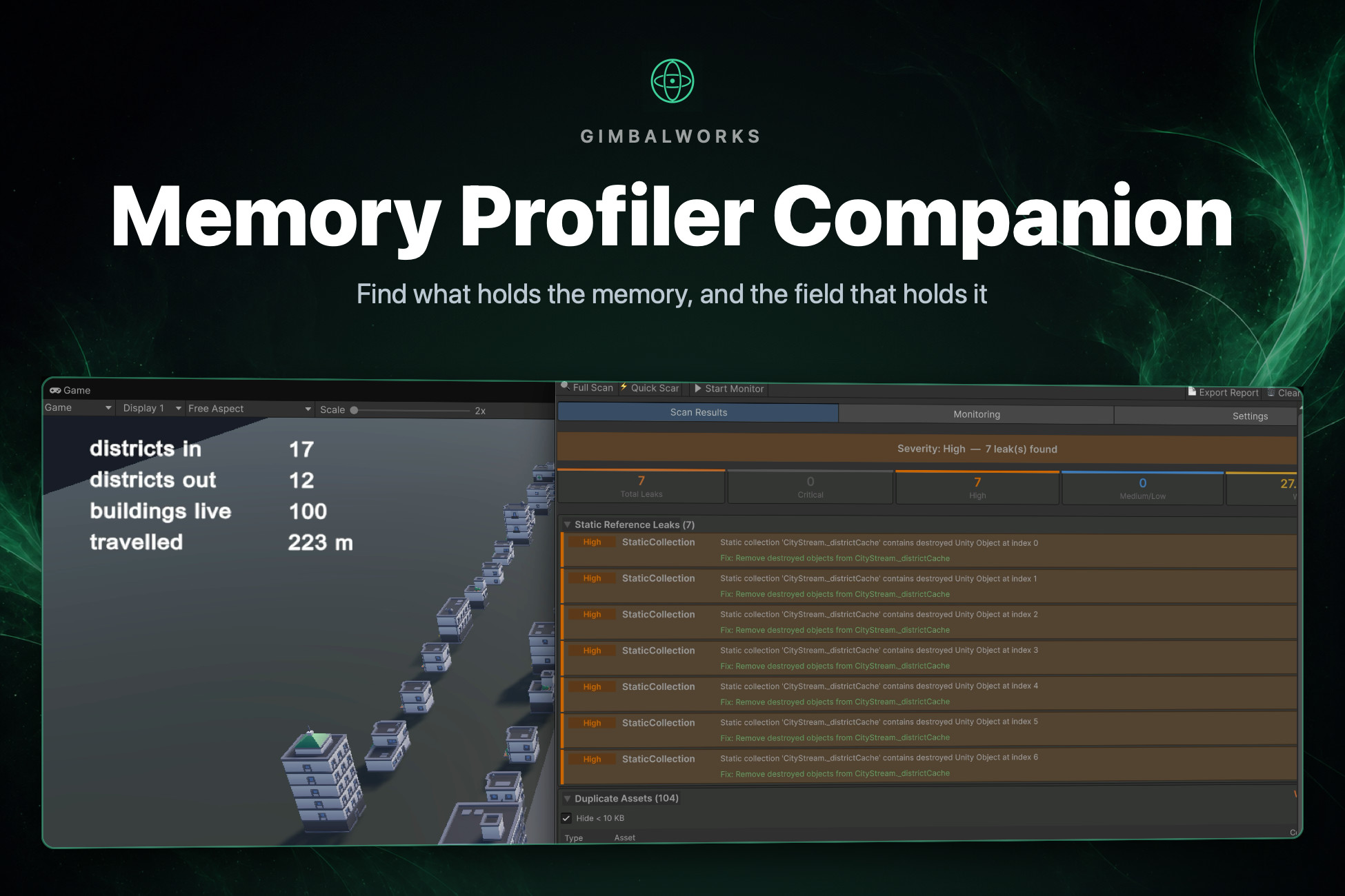 Memory Profiler Companion