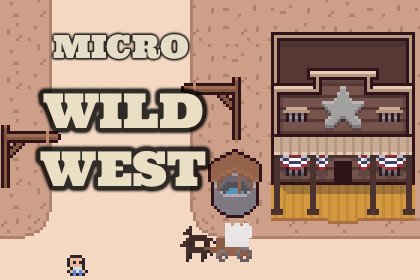 Micro Wild West - Top Down Pixel Art
