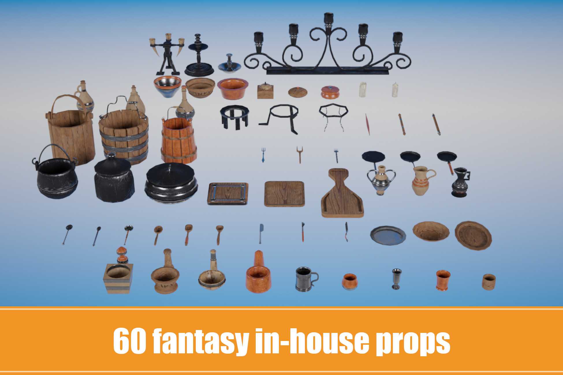 Fantasy interior props | 3D Interior | Unity Asset Store
