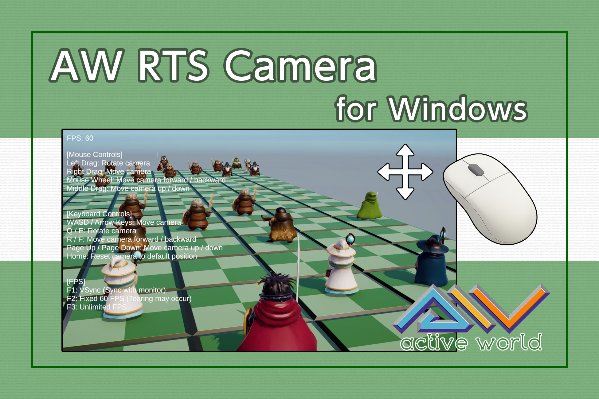 Aw Windows AW RTS Camera for Windows | Camera | Unity Asset Store